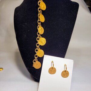 Museum produced Greek Inspired bracelet and earring set